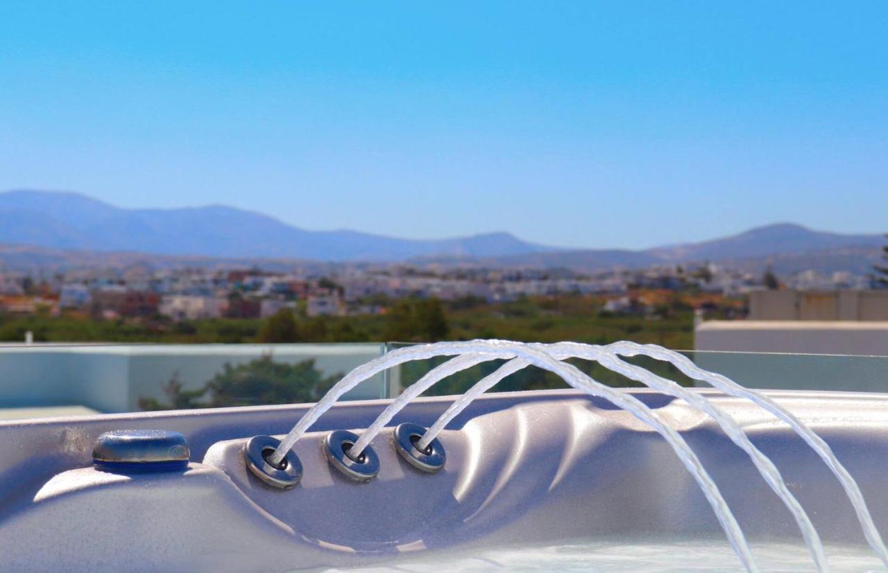 Beach Apartment Thalia With Hot Tub And Sea View Agios Prokopios  Exterior foto